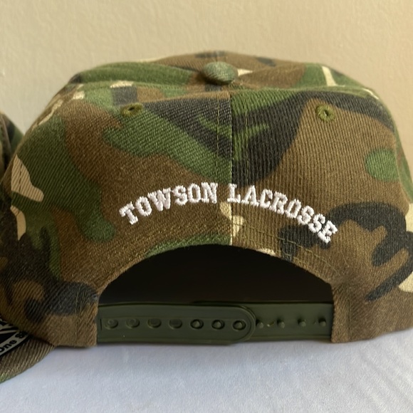 Towson Lacrosse Camo Flat Brim Hats - Picture 4 of 4